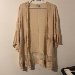 Cream kimono